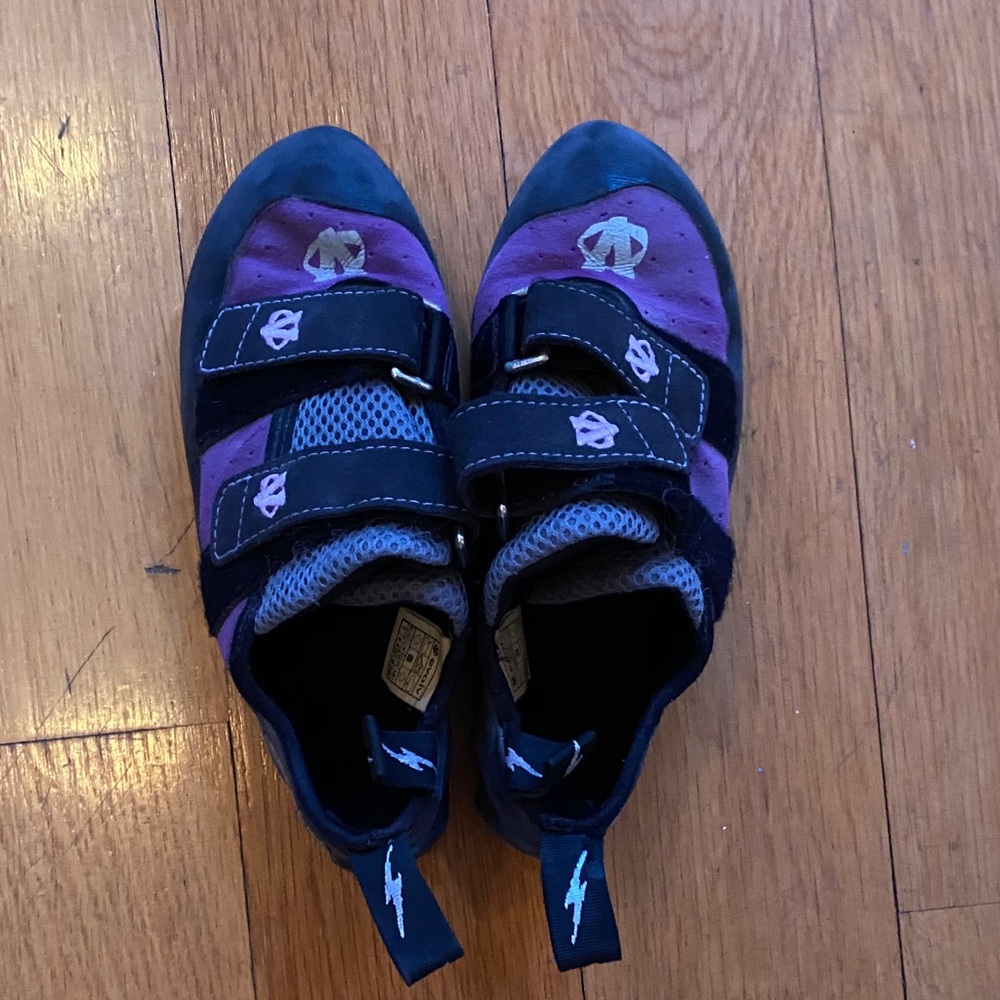Evolv climbing shoes